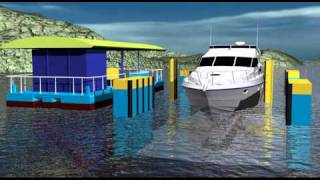 Animation of Sealift2SD floating dry dock in operation [upl. by Accalia]