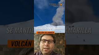 Tras actividad explosiva del volcan villarrica registrada se mantiene alertaamarilla araucania [upl. by Ambros]