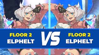 GGST Floor 2 ▶ Elphelt vs Elphelt  Low Level Gameplay [upl. by Yelsa344]