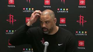 Ime Udoka after Jalen Greens 42point explosion in Washington [upl. by Pollerd689]