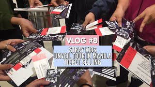 VLOG 8 — 190317 STRAY KIDS UNVEIL TOUR IN MANILA TICKET SELLING  Tricia Xylin [upl. by Jennette]