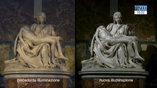 Vaticano Nuove luci per la Pietà di Michelangelo [upl. by Pirbhai]