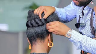 Finally I Got The Quickest Method For Natural Hair Styling Very Detailed Tutorial [upl. by Attayek]