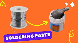 Transforming Solder Wire Into Solder Paste [upl. by Hsaka122]