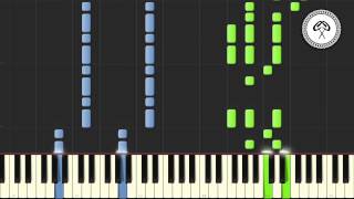 Hans Zimmer  Hes a Pirate Piano Tutorial amp Midi Download [upl. by Elyrrad]