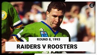 Canberra Raiders v Eastern Suburbs Roosters  Round 8 1993  Full Match Replay  NRL Throwback [upl. by Enehs981]