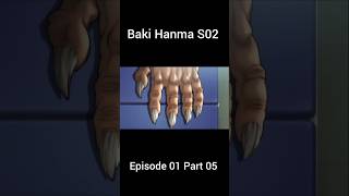 BAKI HANMA season 2 episode 01 part 05 anime baki shorts [upl. by Clough]