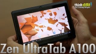 ZEN Ultratab A100 Video Review [upl. by Notsreik103]