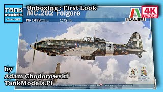 Unboxing 214  MACCHI MC202 Folgore  ITALERI 1439 [upl. by Handel]