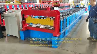 1020 model metal deck forming machine [upl. by Eltsyek265]