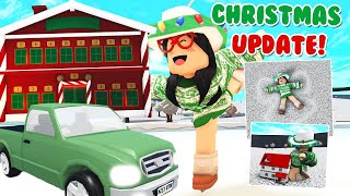 NEW BLOXBURG CHRISTMAS UPDATE NEW TRUCK ADVENT CALENDER and MORE 🎄 [upl. by Norwood]