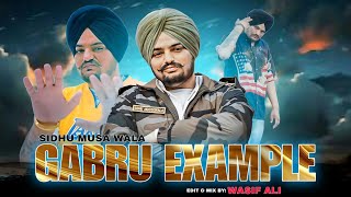 GABRU EXAMPLE  SIDHU MUSA WALA  NEW SONG  NEW PANJABI SONG 2024sidhumoosewala trending [upl. by Lamrej]