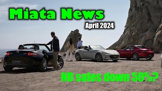 Miata News  April 2024  Are ND sales down 50 [upl. by Kaz]