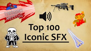 100 Most Iconic Video Game Sound Effects 19802019 [upl. by Spear]