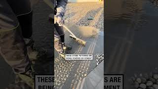 Extremely satisfying pavement installation 😲 😍 🎥 TikTok  fratuspavimentazionisrl [upl. by Auqeenwahs]