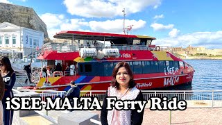 Sliema To Valletta iSee Malta Ferry Ride [upl. by Fital]