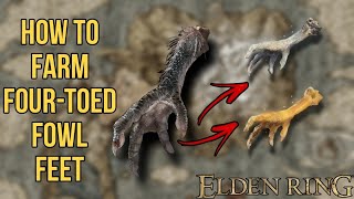 EASY FourToed Fowl Foot Farm In Elden Ring [upl. by Nosna]