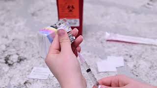 Pregnyl Subcutaneous Injection Meded Instructional Video by ReUnite Rx  Mandarin [upl. by Ennovoj]