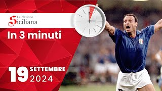 “IN TRE MINUTI” NOTIZIARIO DEL 19 SETTEMBRE 2024 [upl. by Fennell864]