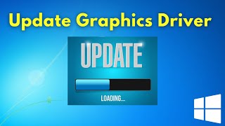 How to Update any Graphics Driver in Windows 10 [upl. by Aydne189]