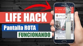 HACK  HACER FUNCIONAR MOVIL CON PANTALLA ROTA [upl. by Isbella]