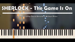 Sherlock  The Game Is On  Piano Tutorial [upl. by Htaeh103]