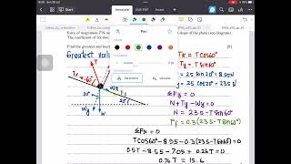 CAMBRIDGE A2 level  MECHANICS  970942MJ2020 [upl. by Netsirk]