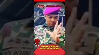 Jangan ragukan keahlian prajurit viralshort tniad bravo komando kostrad tni kopassus lucu [upl. by Moulden]