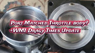 C7 Audi A6 30T WMI Dragy Runs Update Plus Will A Port Matched Throttle Body Make It Faster [upl. by Khano222]