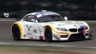 BMW Z4 GT3 PURE SOUND  Accelerations Backfires amp More [upl. by Atnima]