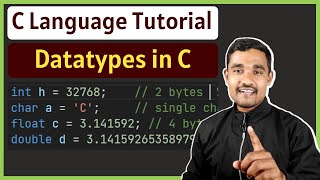 Datatypes in C  C Language Tutorial for Beginners [upl. by Attesoj]