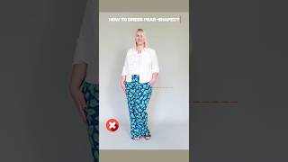 Styling tip for pearshaped body type fashiontips [upl. by Lisandra667]