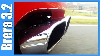 Alfa Romeo Brera 32 V6 Q4 NICE GoPro Exhaust Sound [upl. by Lebatsirhc]