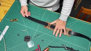 Installing Schaller SLocks on my Leather Guitar Strap [upl. by Cinelli]