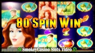 Thumbelina Slot Machine 80 Spin Bonus  WMS [upl. by Ednew963]