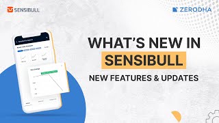 Whats new in Sensibull New features and updates [upl. by Yrffej983]