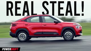 Best SUV Under 10 Lakhs 2024 Citroen Basalt review  PowerDrift [upl. by Enitnatsnoc859]