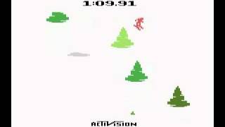 Lets Play Skiing Atari 2600 [upl. by Liam]