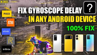 HOW TO FIX GYRO DELAY IN ANY ANDROID DEVICE 🔥  GYROSCOPE DELAY FIX 😆 [upl. by Etnuaed]