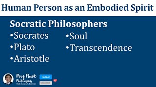 Human Person as an Embodied Spirit TagalogEnglish  Philosophy of the Human Person [upl. by Mailliw754]