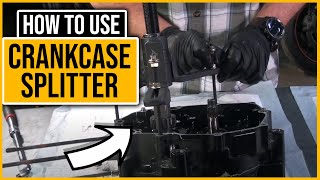 How to use Motorcycle Crank Case Crankcase Puller and Installer [upl. by Adelaida]