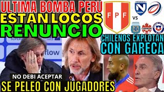 NO DURÓ NI UN MES GARECA ACABA DE RENUNCIAR A CHILE POR PELEA CON JUGADORES SE PRONUNCIÓ SORPRENDE [upl. by Llenwahs]