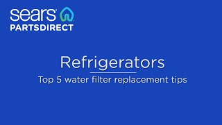 Top 5 water filter replacement tips [upl. by Reginald]