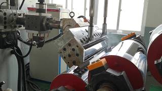 plastic Sheet Extruder Machine Automatic working for PP AND ps [upl. by Ayahs]