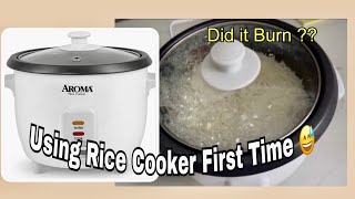 How To cook Rice on Rice Cooker Aroma Rice cooker review  Amazon Finds [upl. by Sachsse989]