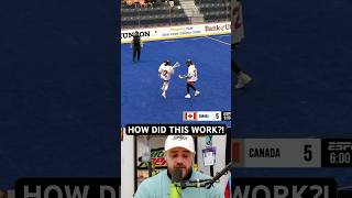 This deke should not have worked a breakdown lacrosse sports trickplay fail womeninsports [upl. by Aguste]