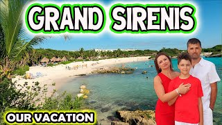 GRAND SIRENIS RIVIERA MAYA RESORT AND SPA  Jungle Hotel with lots of fauna and flora Mexico [upl. by Anabelle]