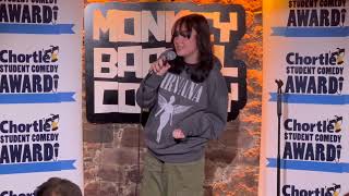 Tasha Mott at the Chortle Student Comedy Award 2024 Edinburgh heat [upl. by Aztiray725]