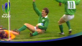 Gordon Hamilton wonder try Ireland v Australia 1991 Throwback Thursday [upl. by Lela]