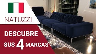 🤩 NATUZZI y sus 4 MARCAS  👉🏻 Natuzzi Italia Natuzzi Editions Softaly by Matía sofás [upl. by Lucila728]